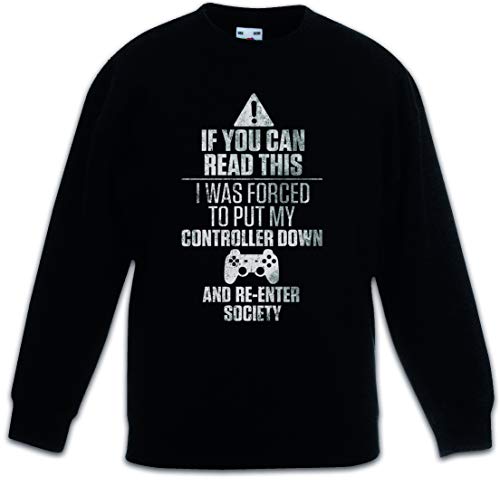 Pullover enfant Urban Backwoods cadeau d'anniversaire original noir