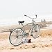 Tracer Cheetah 26-in Retro Beach Cruiser for Adults, Female/Male Style Stretch Cruiser Bike, Single Speed,High Rise Handlebar-Chrome