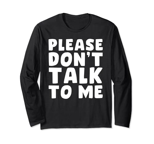 Divertida cita antisocial introvertida "Please Don't Talk To Me" Manga Larga