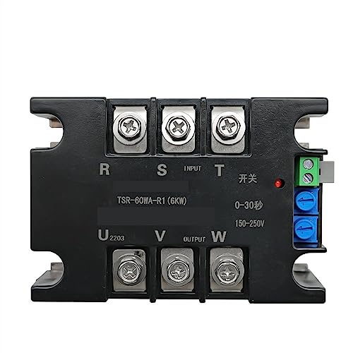 Démarreur progressif 380V moteur triphasé avec module arrêt ralenti et dissipateur - 7