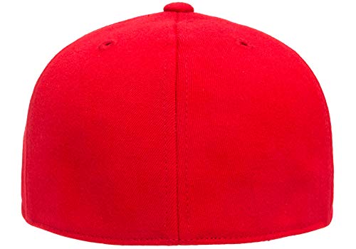 Image of Flexfit Premium 210 Fitted Flat Brim Baseball Hat