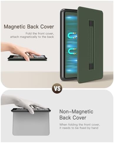 MoKo Case for 7" Kindle Paperwhite 12th Gen 2024 & Colorsoft, Celadon — view 3