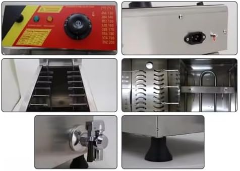 Corn Dog Machine Multi-Function Hot Dog Machine Commercial Automatic Large Capacity Cheese Hot Dog Sticks Fryer Electric Deep Corn Dog Machine Snack Machines Maker