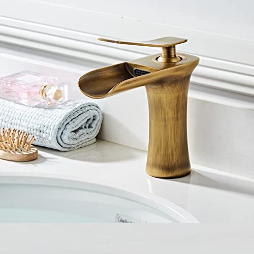 Robinet de lavabo en cuivre bas pour solution vasque sans éclaboussure - 2