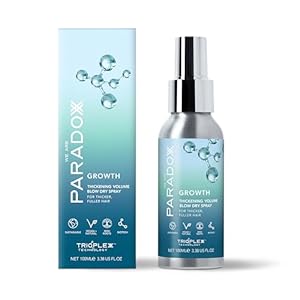 WE ARE PARADOXX Volume Blow Dry Spray For Women 100ml, For Full Volume, Smooth, Glossy Finish, Argan Oil, Gift For Her, Travel Size, 94% Natural, Vegan and Cruelty Free