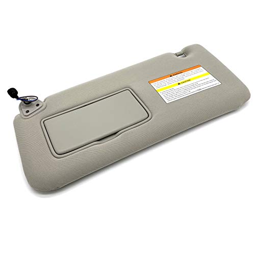 Ezzy Auto Gray Left Driver Side Sun Visor for Infiniti QX80 QX56 2011-2016