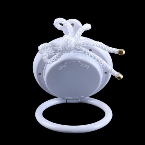 Miniatura 5 de Acoly Reloj Colgante Para Baño, Blanco, Digital, Con Cuerda De Ducha, Resistente Al Agua, Pequeño, Silencioso, Para Colgar En La Pared.