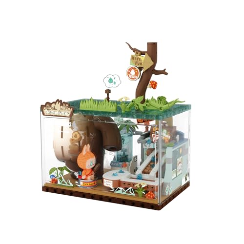 Image of POP MART THE Monsters Forest Secret Base Series Blocks - Rolling Gems, Labubu Building Toy Set, Interactive Building Toy for Kids, Boys, and Girls