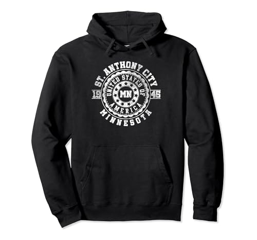 St. Anthony city MN | Minnesota | Vintage City Apparels Pullover Hoodie