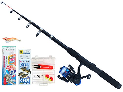 TOISTAX 釣り竿 セット 動画マニュアル付 2m ロッド リール 200A-290D 1枚目