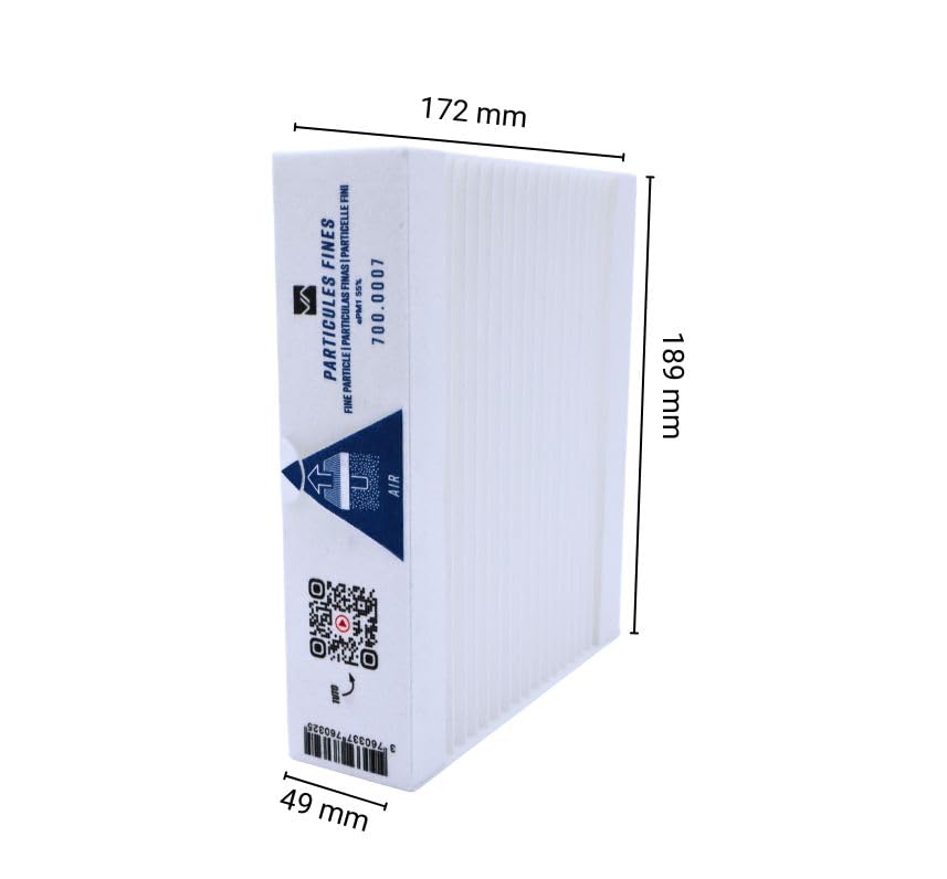 Filtre officiel VMI - Particules fines - pour VMI Urban, Cube, Cave et Galbé (ancienne génération) - Purification d'Air Intérieur – Jetable