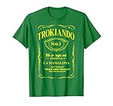 Trokiando Western Whiskey style Label gran diseño audaz para hombres y mujeres para usar en el Truck Meet para ver los camiones personalizados golpeados con ruedas grandes, diseño único de Trokiando,