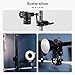 Jorixxy Super Clamp for Round Pipe Flat Surface,for Photography Studio Camera and Video Lighting Mounting,Multi-Function Studio Clip Mount (1 x Super Clamp)