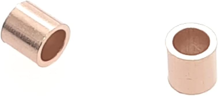 100pcs 14/20 Rose Gold Filled Tube Crimp Beads, 1 X 2MM, by CRAFT WIRE - Image 3