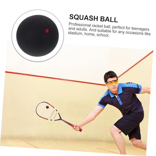 YARNOW Equipamento de treinamento de squash bola de raquete flexível bolas de raquete de ponto único