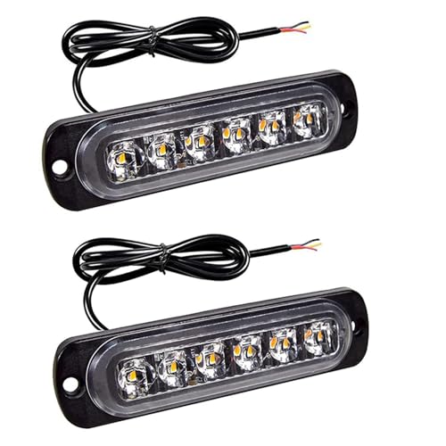 Luces LED estroboscópicas para evitar colisiones con luz intermitente ámbar 7