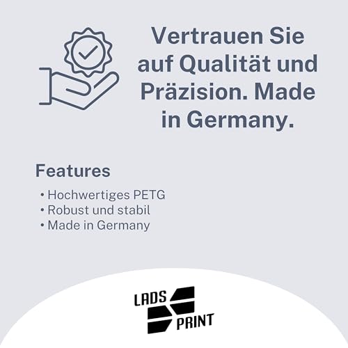 LADSPRINT® Kippscheren Set passend für Kellerfenster MEA Mealon 41A 290 41A 291 | Inkl. 2 Ersatzpins | Hochwertiges PETG | Robust und langlebig | Made in Germany