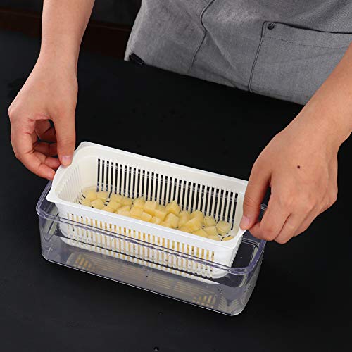 Multi-Functional Blades Vegetable Chopper Slicer Dicer Shredder - 12-in-1 Fruits Cutter Slicer Food Chopper with 7 Stainless Steel Blades, with Strainer and Egg Separator - Image 7