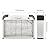 ASPECTEK 20W Bug Zapper, Electric Insect Killer for Indoor and Covered Outdoor, Mosquito, Fly and Moth Trap with Protective Mesh and Hanging Chain for Versatile Setup at Home, Patio and Garage