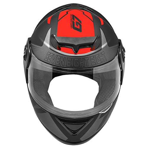 Pro Tork Capacete Evolution G7 Fosco 58 Preto/Vermelho