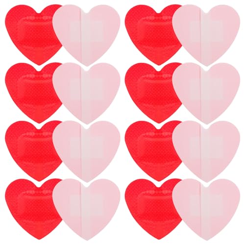 OHPHCALL 25 Piezas Vendaje En Forma De Corazón Tiritas Para Niños Acolchado Primero Vendajes Para Heridas Yeso Para Heridas Tiritas De Colores Vendas Extraterrestre Impermeable Cuidado