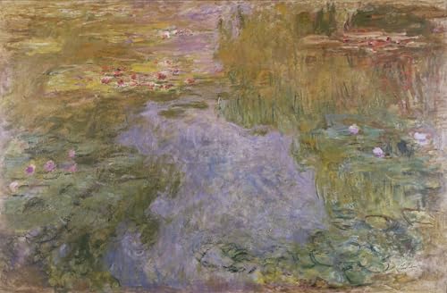 Nymphéas de Claude Monet toile murale abstraite haute définition