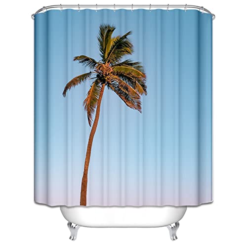 Rideau douche polyester KnSam 165x200cm coucher de soleil - 3