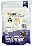 Dog Chits Lamb and Flaxseed Soft Chew for Dogs - Dog and Puppy Chews | Made in USA | USA Lamb | All Natural Treats | Large and Small Breeds | Rich in Omega 3 and 6 Flaxseeds | 4 oz.