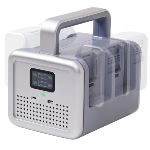 Amazon | 山善 ELEIN バッテリーステーション 300W出力 4台同時充電 AC