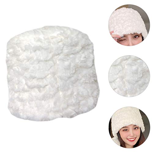 KESYOO Chapéu Balde de Inverno Quente Cloche Boné Pescador Boné Pelúcia Chapéu Quente Velo Forrado O