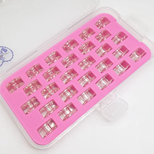 Honeysew Box Of 28Plastic Bobbins 172336S Singer 8774 9005 8007 9010 9015 9018 Class 66 Bobbins Also Fits White 8600 8800#172222P Singer Class 66 Bobbin #TOP2