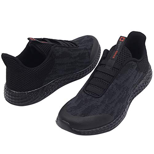 Alpine Swiss Troy Mens Mesh Knit Slip On Sneakers Athletic Lightweight Tennis Shoes4