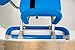 Platinum Health HydroSlide Sliding Shower Chair Swivel Seat for Bathtub, Soft, Padded with industry-exclusive, patented Gap-Bridge safety feature. Padded Armrests. Ideal for Elderly and Seniors (Blue)