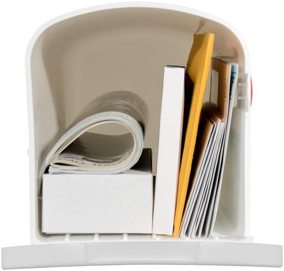Gibraltar Post Mounted Mailbox Color: White