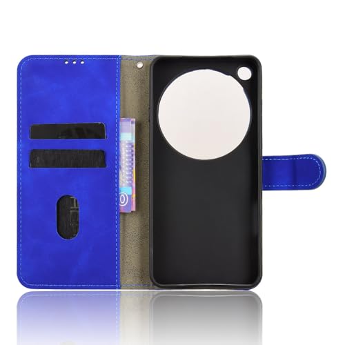 Image of for Oppo Find X9 Ultra 5G Leather Case Skin Feel Anti Drop Wallet Stand Flip Phone Cover - Blue