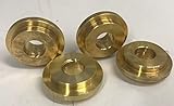 SOLID BRASS Handlebar Riser Solid Mount Adapter Kit 1973 Up Harley ape hanger