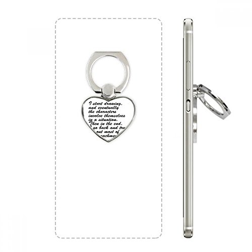 Anneau support de téléphone cadeau universel motif Coeur Les Gens en Savoir