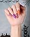 LabTabBa 20pcs Halloween Semi Cured Gel Nail Strips - Salon Quality DIY Wraps,UV Needed