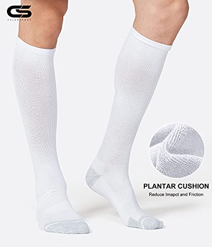 Image of CS CELERSPORT 2 Pack / 3 Pack Baseball Socks for Youth Kids and Adult Softball Soccer Socks Over the Calf Tube Socks