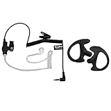 MaximalPower RHF 617-1N 3.5mm Receiver/Listen ONLY Surveillance Headset Earpiece with Clear...