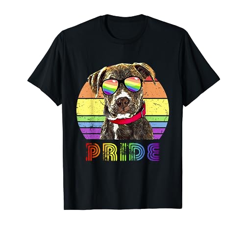 Plott Hound Dog LGBTQ Rainbow Love Gay Pride Camiseta