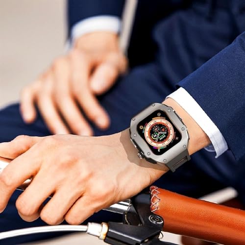 Kit modification Apple Watch Ultra acier inoxydable boîtier RM luxe