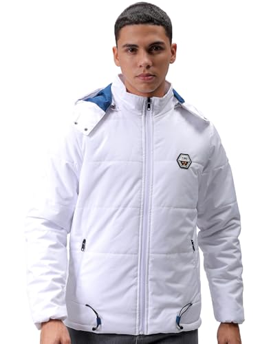 Image of The Indian Garage Co Men Slim Fit Solid Winter Jacket