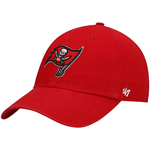 Casquette Buccaneers '47 de football américain réglable en coton rouge