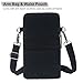 JANKS Small Crossbody Bags for Women Mini Cell Phone Purses with Crossbody Strap Phone Wallet Shoulder Bag Nylon Arm Bag for Women