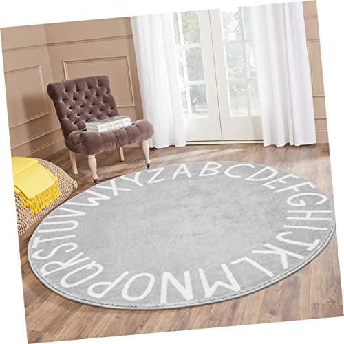 ibasenice Ronde Tapijt Ronde Speelkleed Baby Kruipen Mat Kinderen Leren Tapijt Antislip Tapijt Pasgeboren Speelkleed Baby Vloermatten Voor Kruipen Baby Kruipen Tapijt Baby Vloerkleed - Afbeelding 7