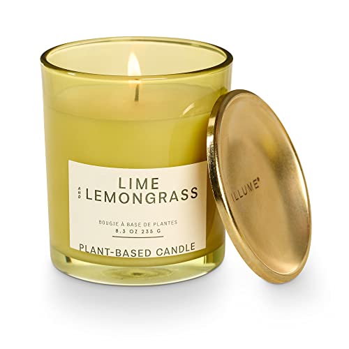 Illume Verde Lidded Jar Candle, Lime & Lemongrass #TOP4