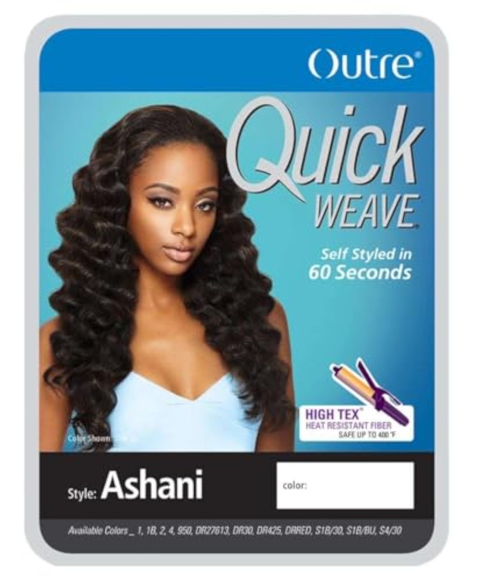 Synthetic Hair Half Wig Quick Weave Ashani