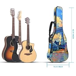 Housse étanche pour guitare acoustique avec double bandoulière et poche Motif tête de mort de dinosaure, Multicolore 07… - Les Beatles, Paul McCartney, John Lennon, RIngo Starr, George Harrison Housse étanche pour guitare acoustique avec double bandoulière et poche Motif tête de mort de dinosaure, Multicolore 07… – Image 5