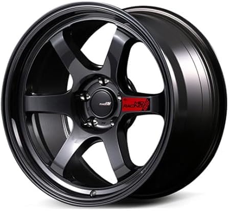 4�{�Z�b�g MID RACING R06 18�C���` 9.5J �I�t�Z�b�g+12 5�� PCD114.3 �}���J�T�[�r�X MID���[�V���O TE37 ���C�Y